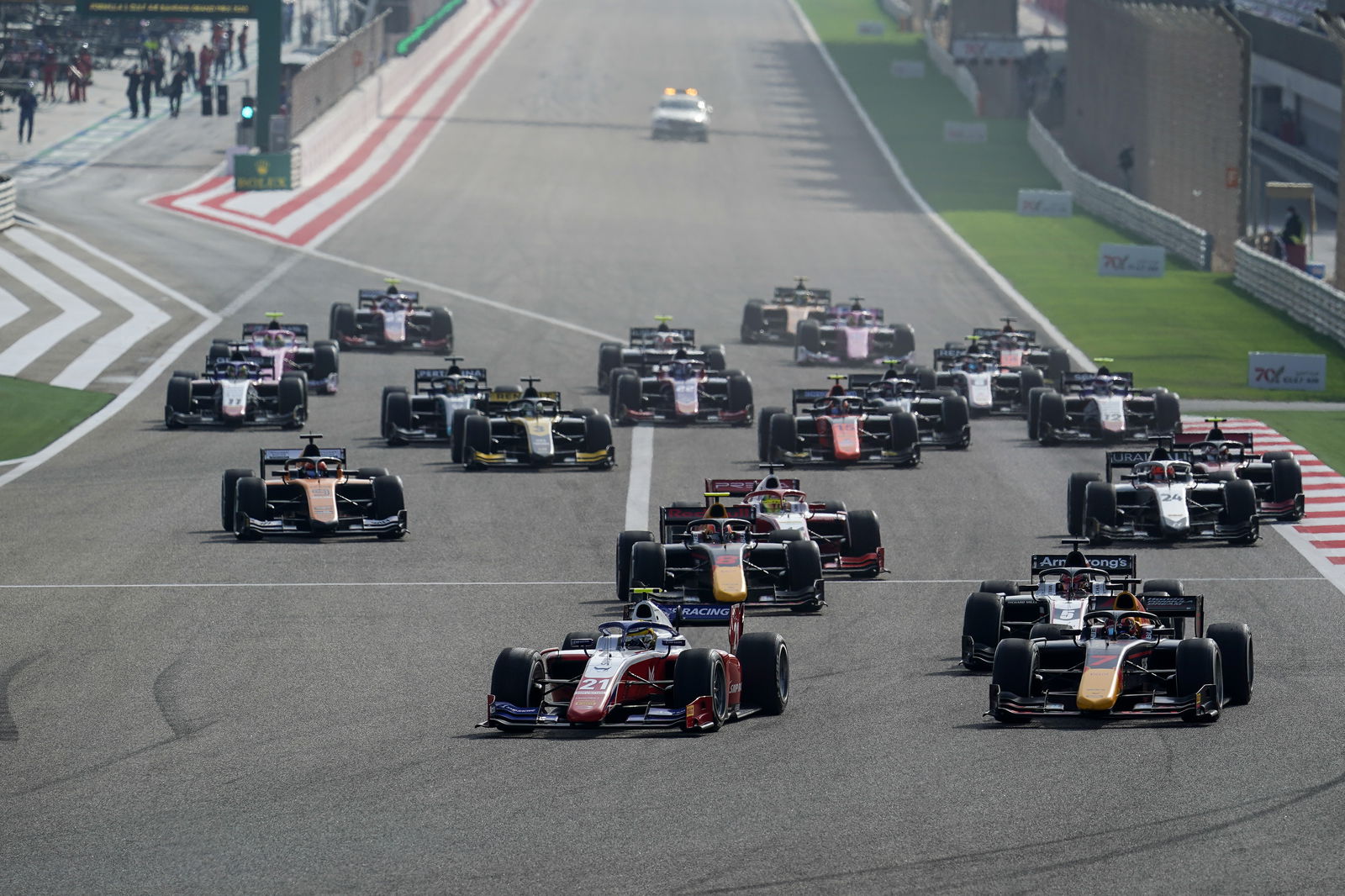 Shwartzman storms to F2 Bahrain sprint race win as Schumacher extends lead 