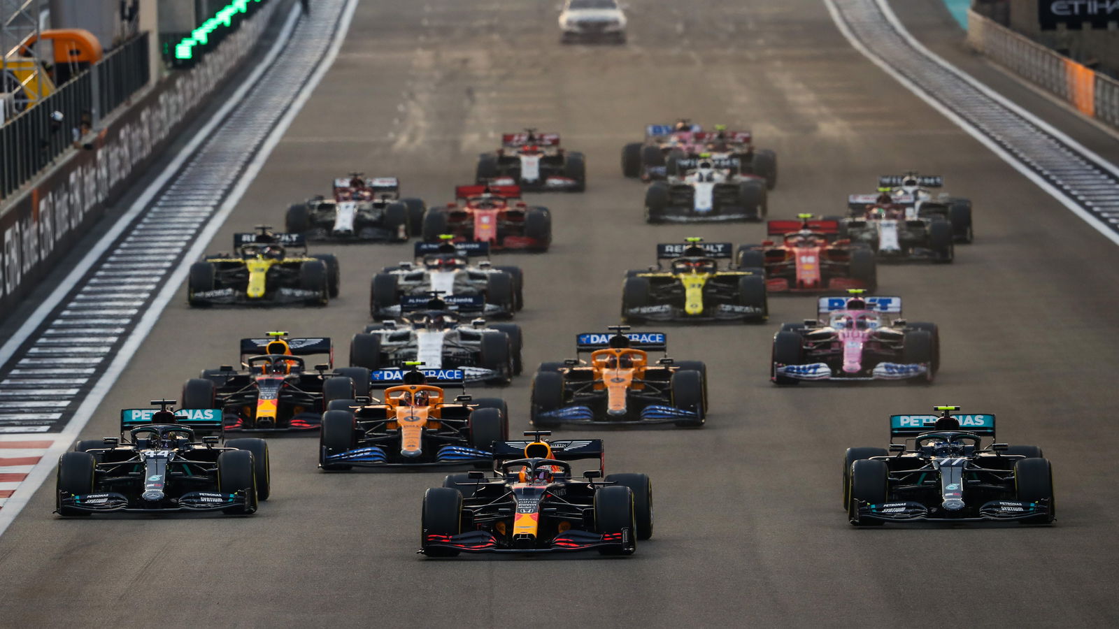 Layout Sirkuit Yas Marina Dirombak untuk F1 GP Abu Dhabi 2021