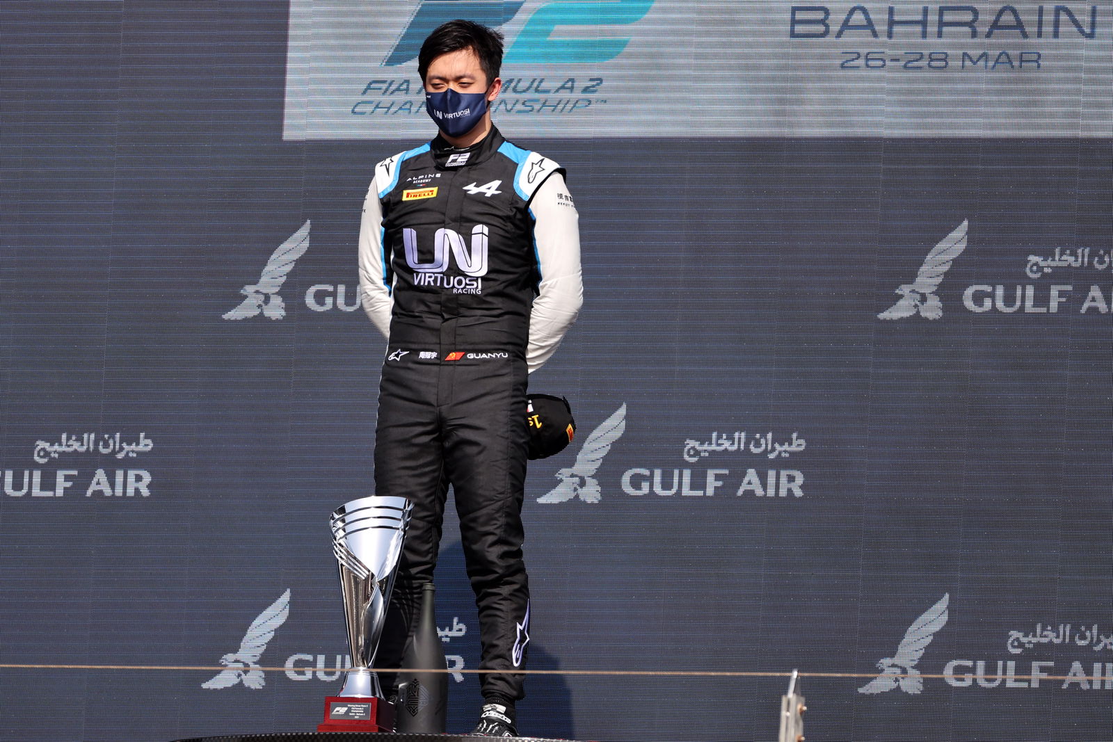 Zhou converts pole into Bahrain Formula 2 feature race win