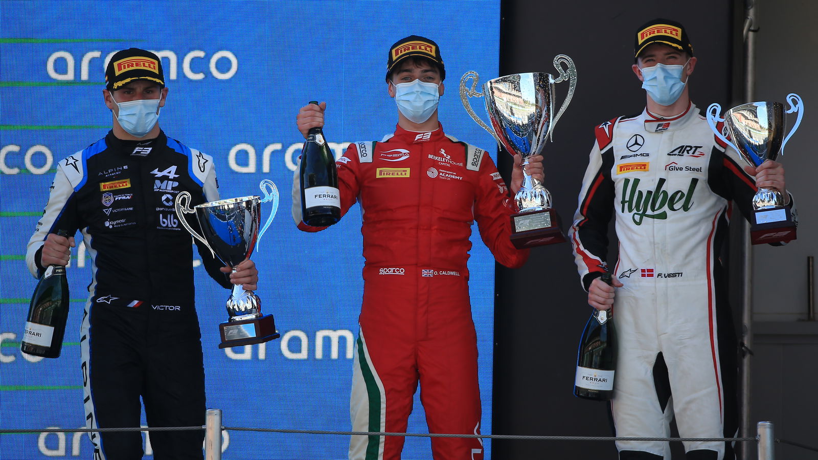 Caldwell inherits first Formula 3 victory in chaotic second Spain sprint race