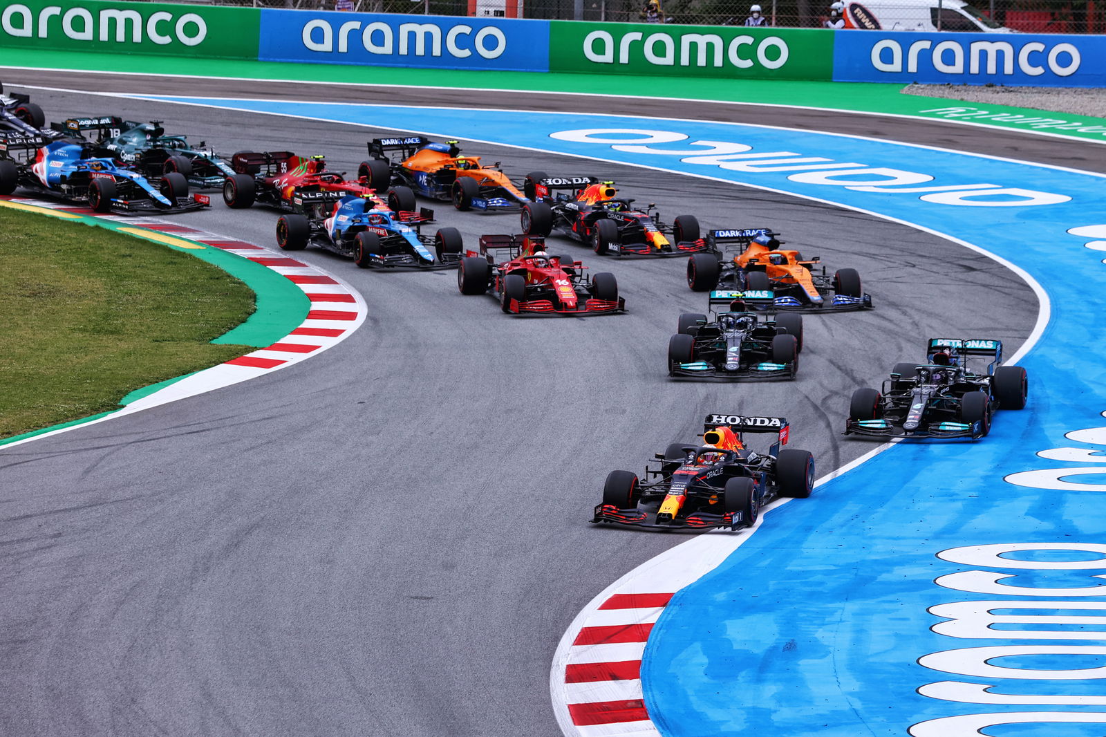 F1 2021 Spanish Grand Prix - Full Starting Grid at Barcelona