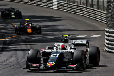 Lawson takes Monaco F2 sprint race two victory in damp conditions