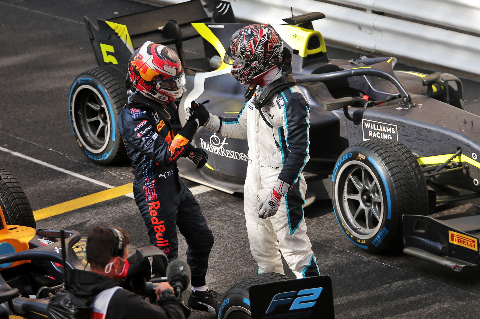 Lawson takes Monaco F2 sprint race two victory in damp conditions