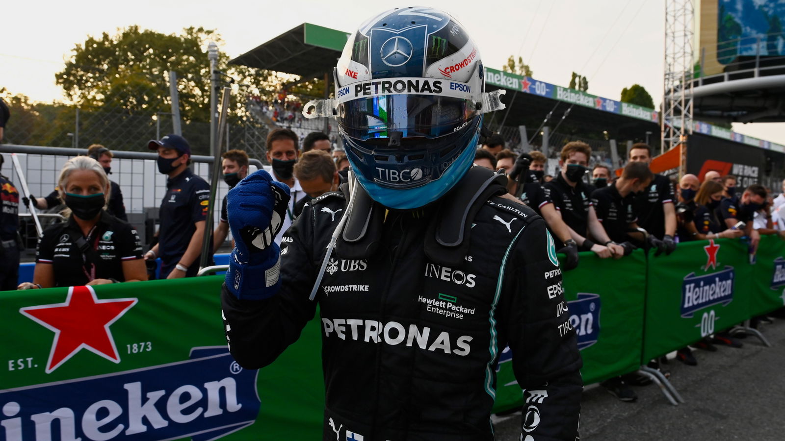Bottas pips Hamilton to pole for Monza F1 sprint race