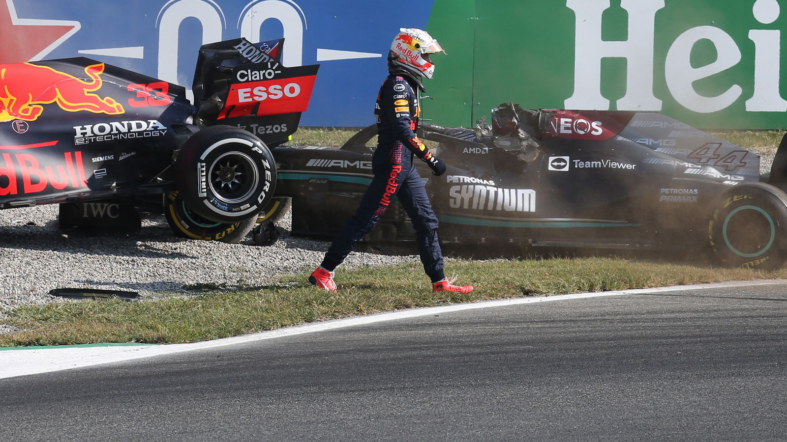 Verstappen dragged into Hamilton track crossing FIA review debate