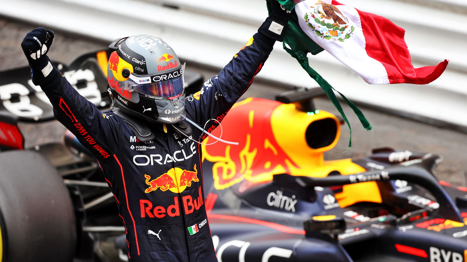 Perez wins red-flagged Monaco GP after Ferrari howler