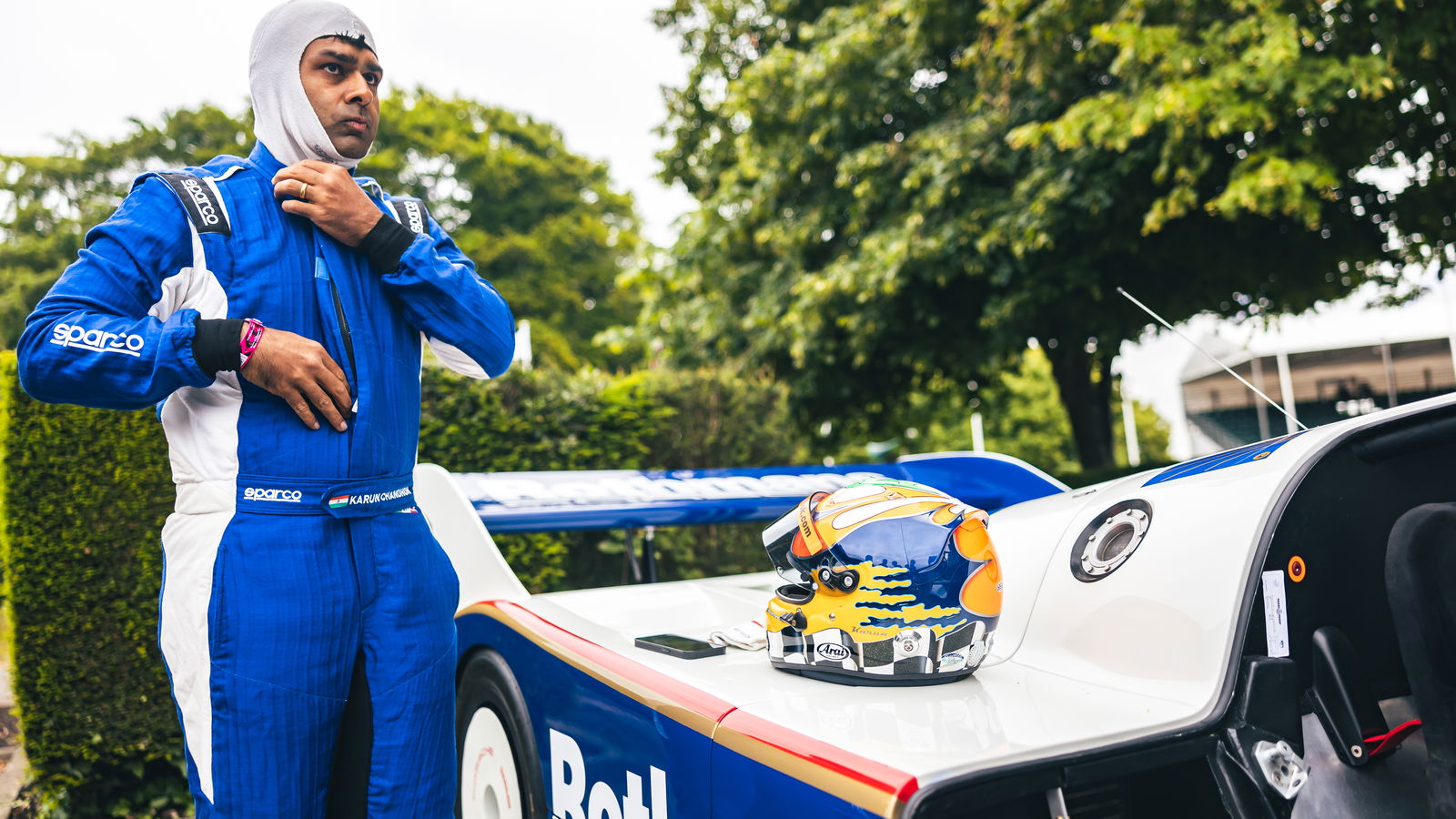 Chandhok has ‘lucky’ escape from fiery Ferrari at Goodwood 