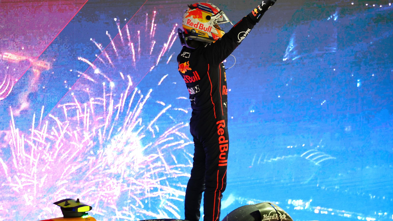 Perez wins wild Singapore GP as Verstappen waits for F1 title