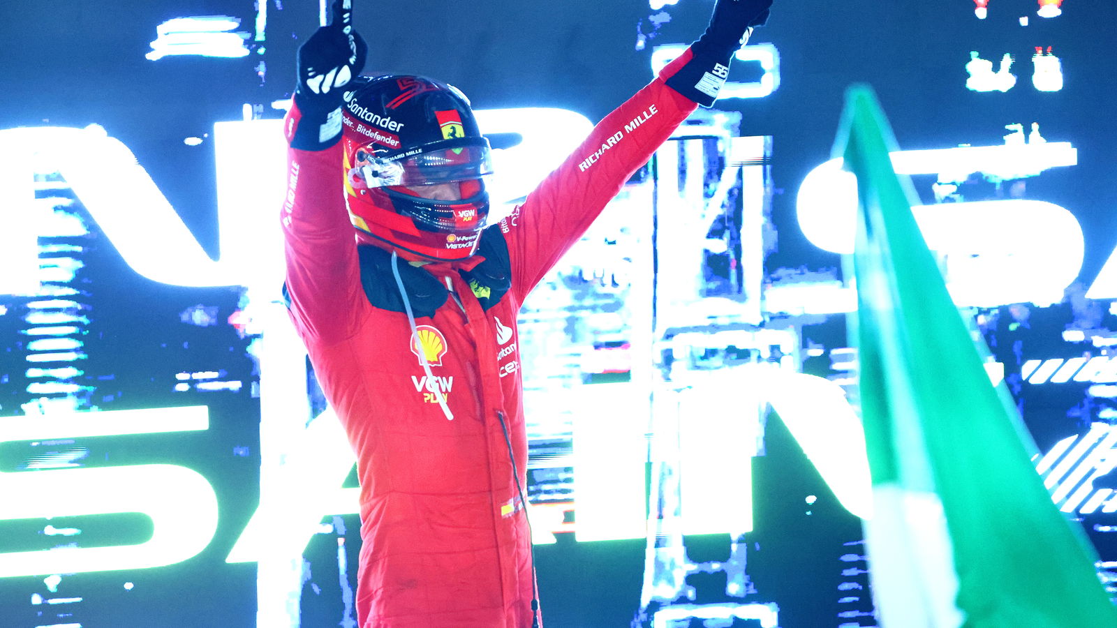 Sainz fends off Norris and fast-charging Merc pair to end Red Bull's win streak