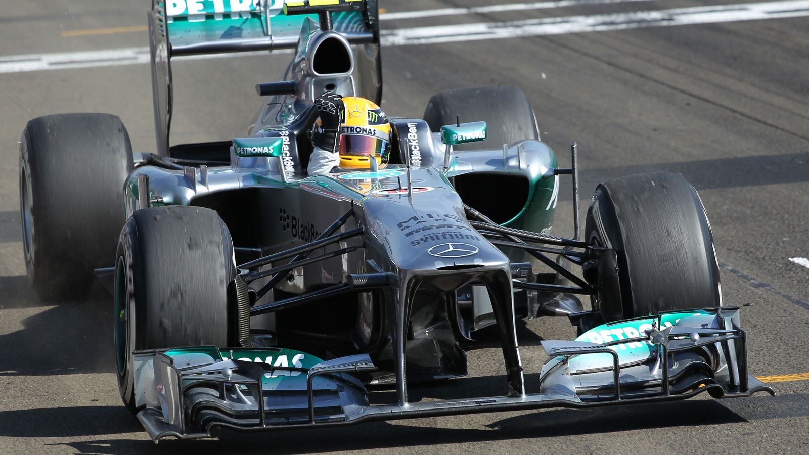 Hamilton’s first race-winning Mercedes F1 car sold for astonishing $18.8 million