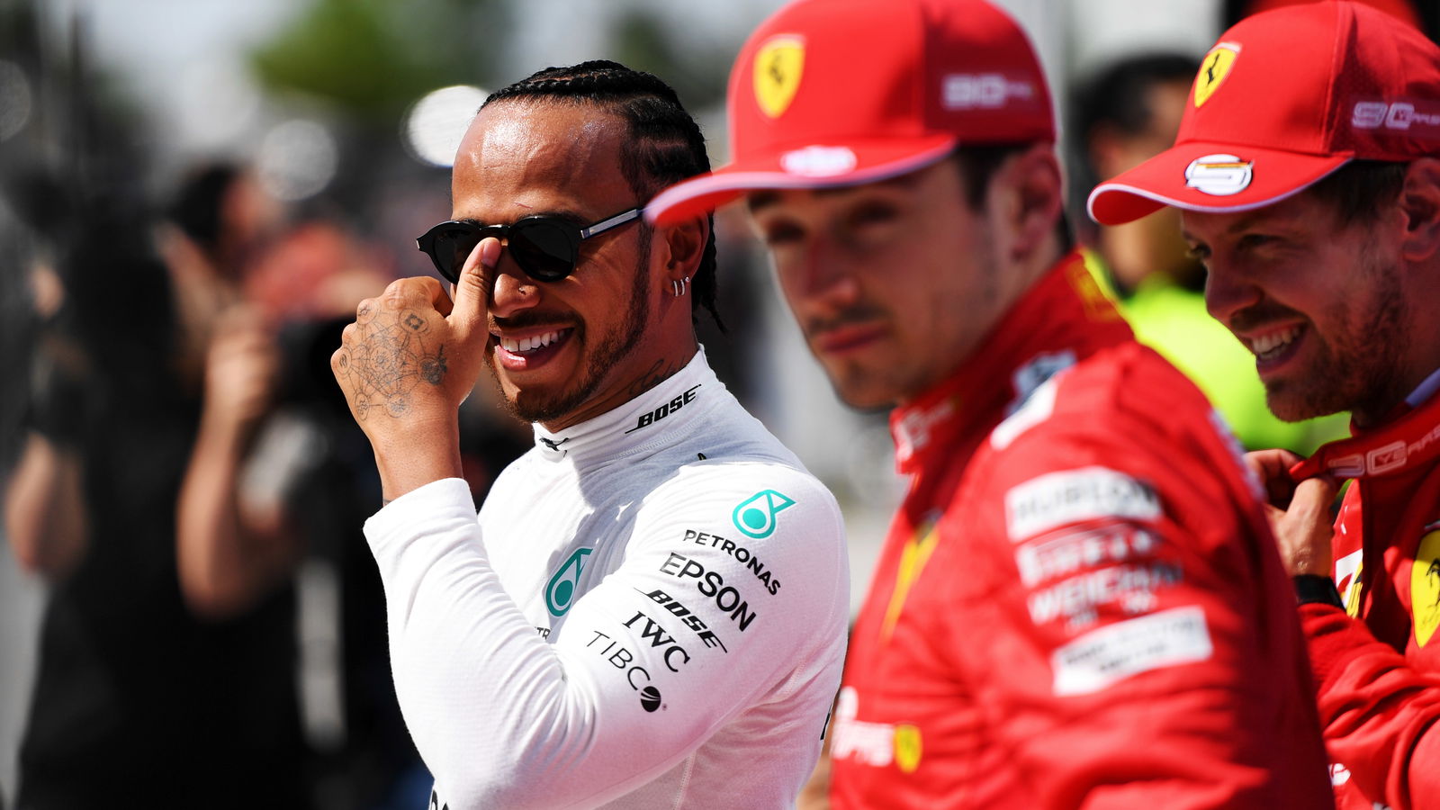 Hamilton says he is “not trying to move” to Ferrari