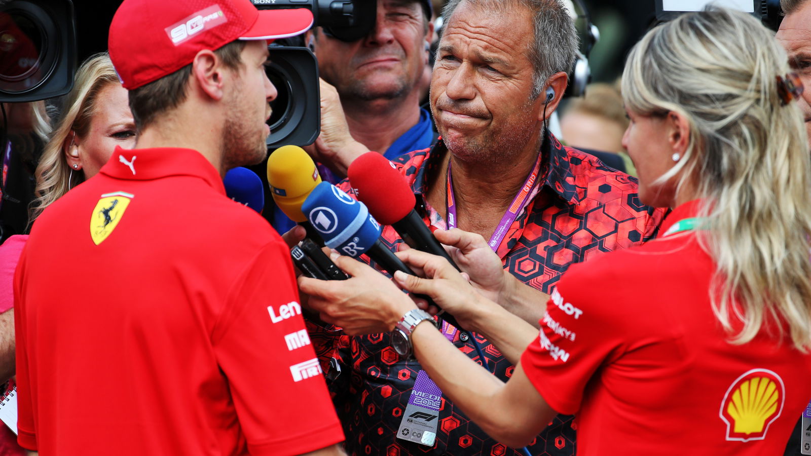 Sebastian Vettel, Ferrari, F1, TV,