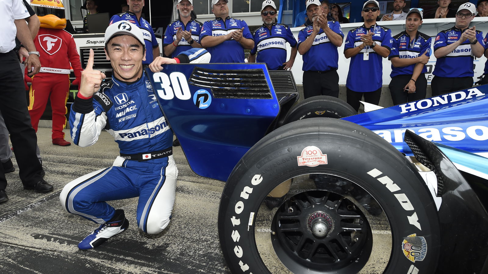 Takuma Sato bests Graham Rahal for RLL Barber lockout