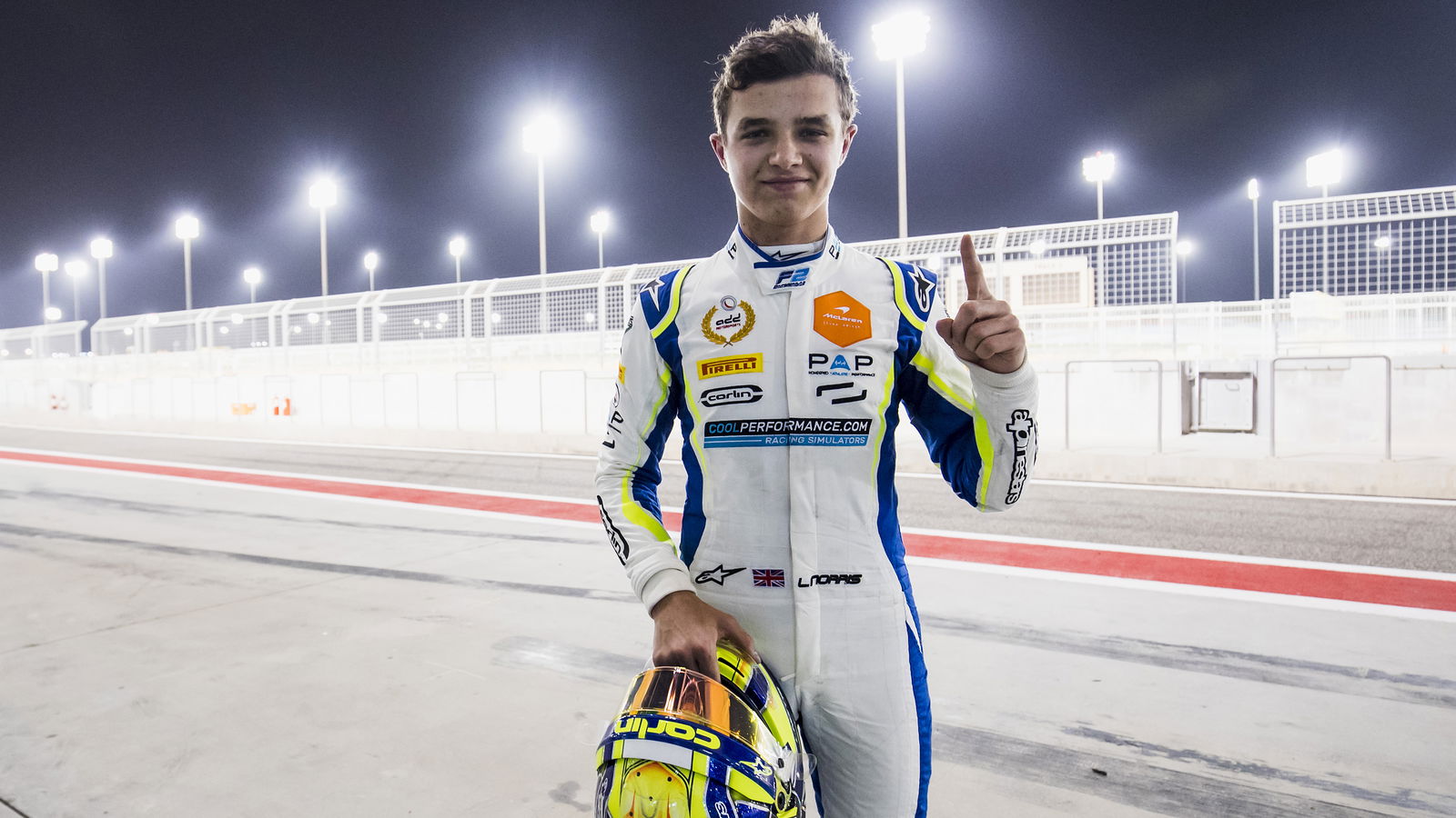 Norris beats Russell to maiden F2 pole in Bahrain