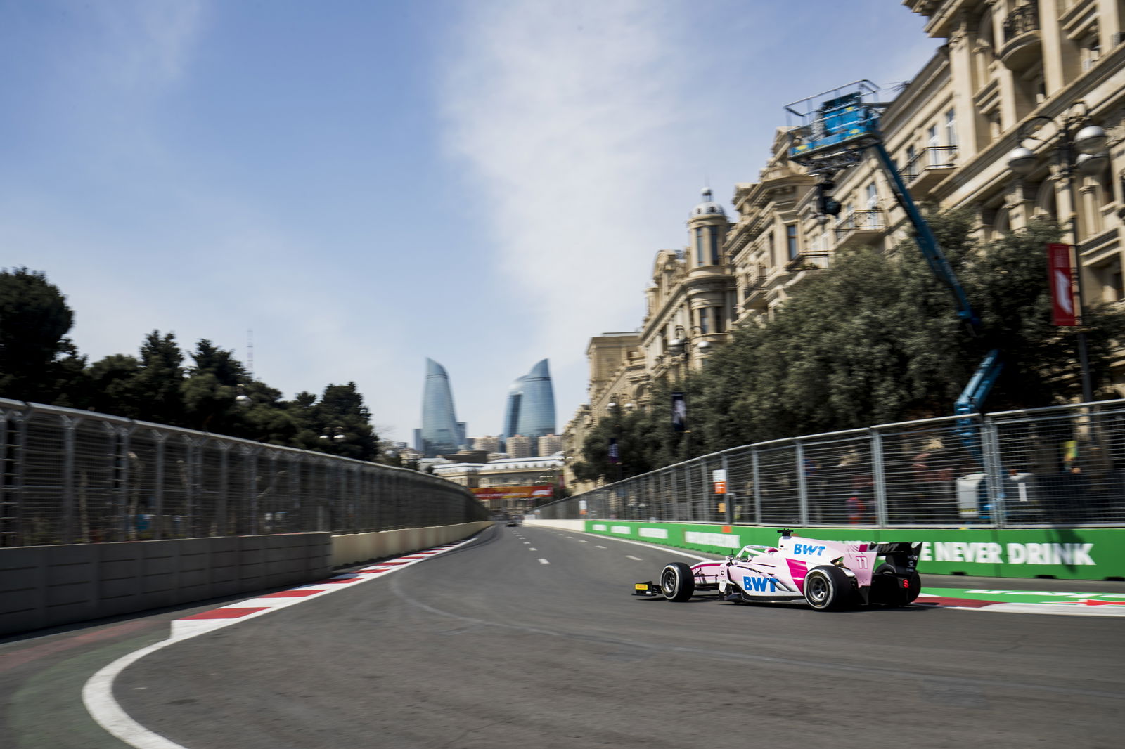 Albon claims maiden F2 win in chaotic Baku feature race