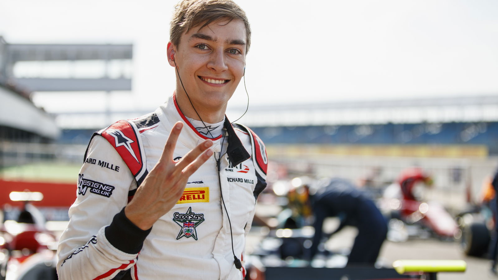 Mercedes F1 junior Russell seals third straight F2 pole at Silverstone