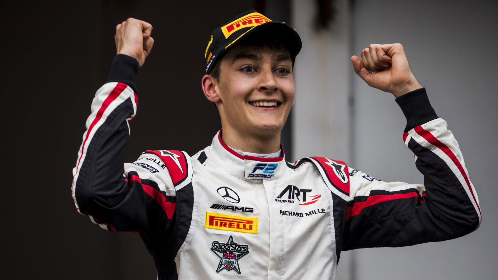 Russell wins rain-hit F2 Barcelona feature race