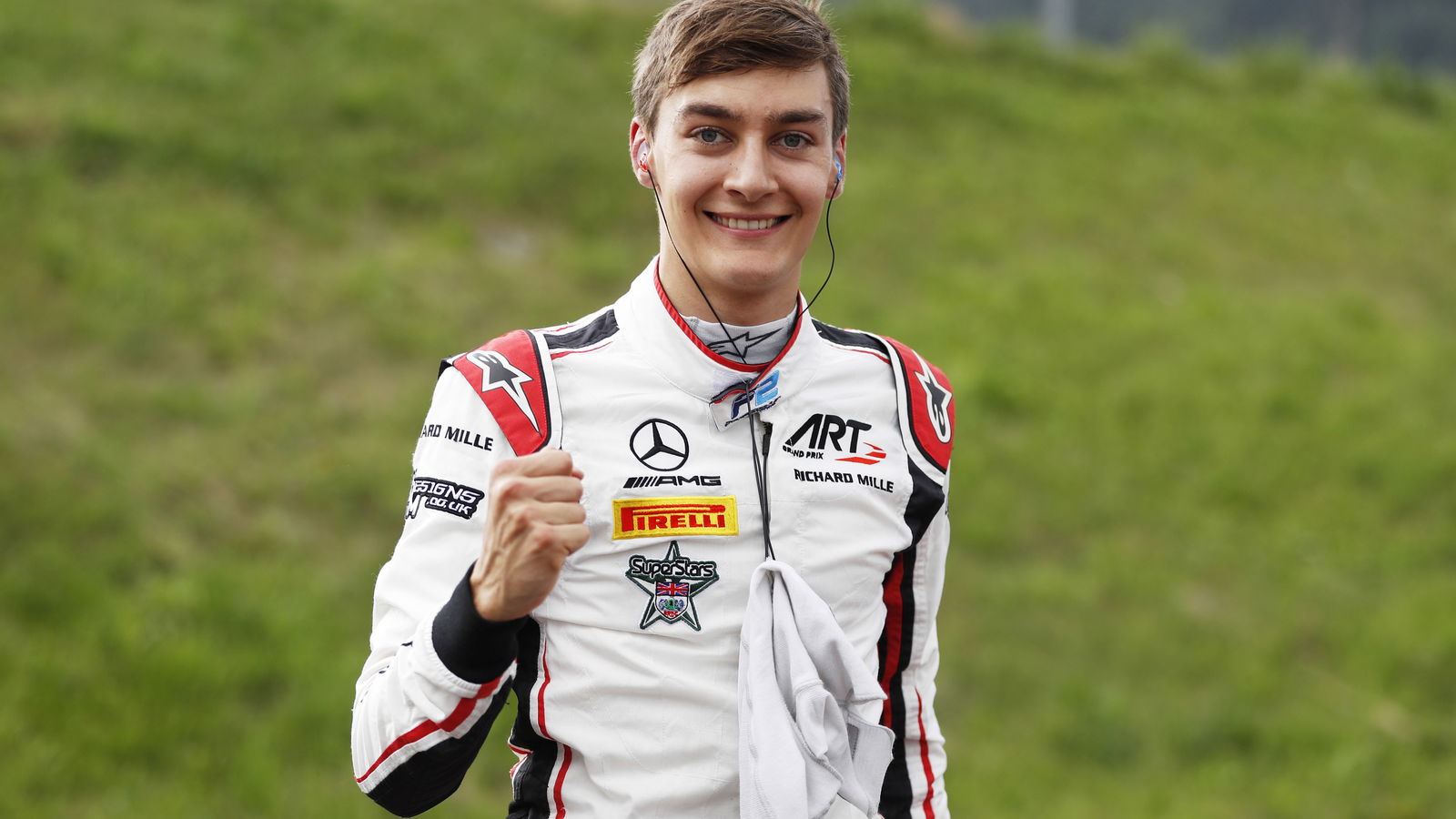 Mercedes F1 junior Russell surges to F2 pole in Austria
