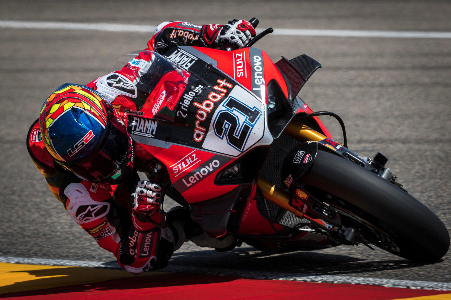 WorldSBK Aragon: Van Der Mark Bergulat dengan Grip Depan