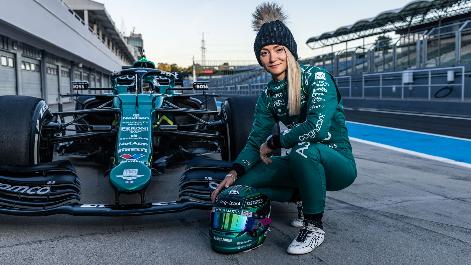 Hawkins becomes first woman since 2019 to test an F1 car 