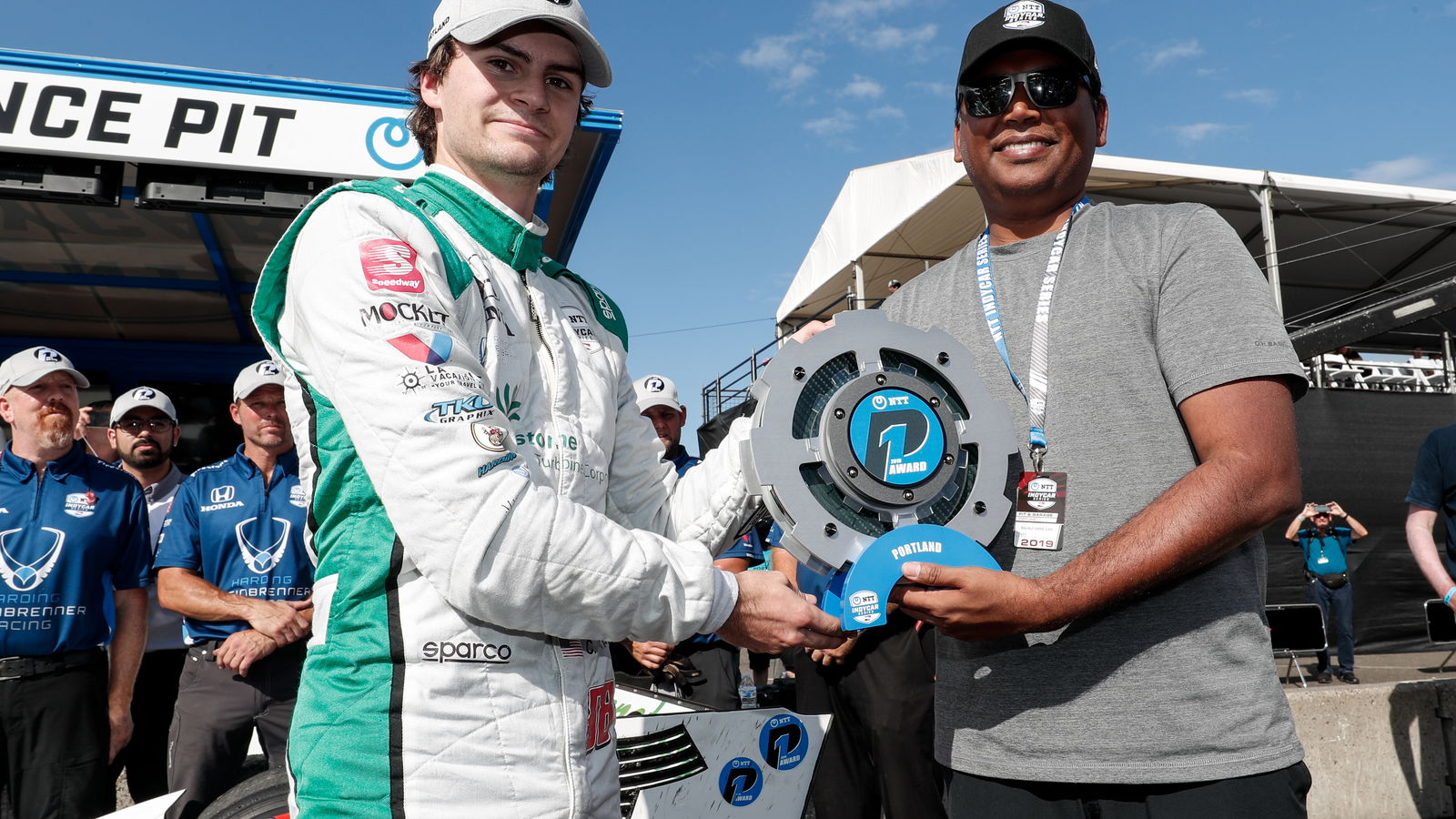 Colton Herta nips Will Power for Portland Pole