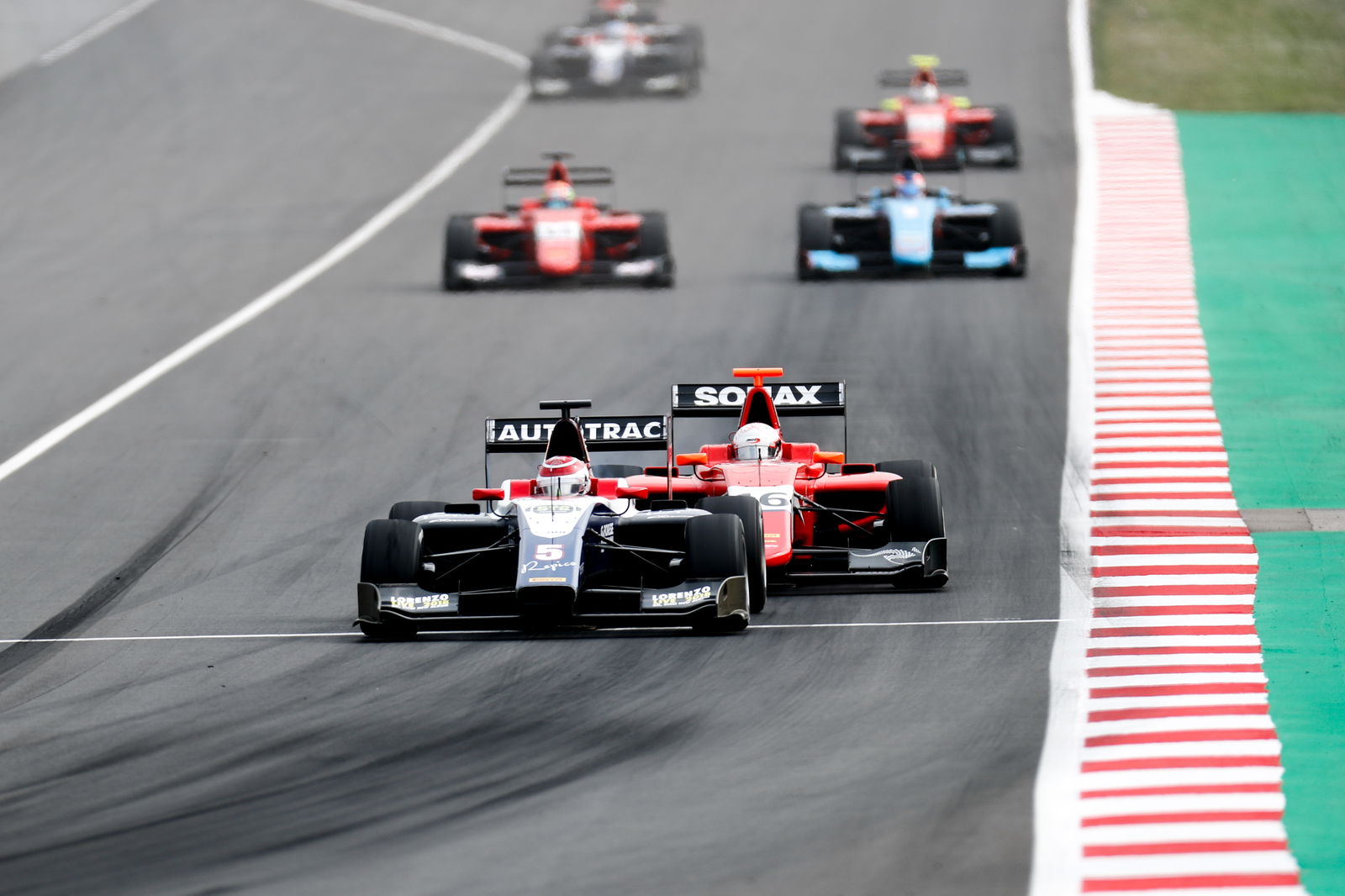 Alesi holds firm for GP3 victory in Barcelona