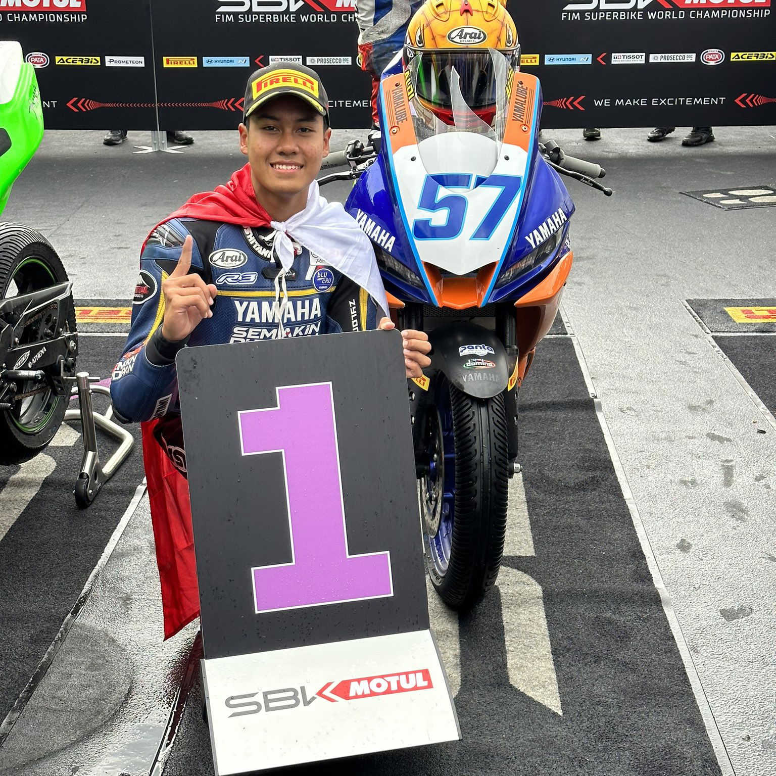 Aldi Mahendra, WorldSSP300 Most Race 2 Winner