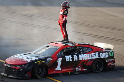 Watermelon Man Chastain Wins in Wild Finish at Talladega