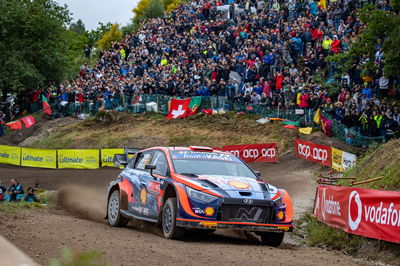 Podium WRC Portugal, Hyundai Motorsport Sanjung Sordo