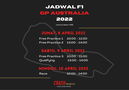 F1 GP Australian Schedule in Indonesian time