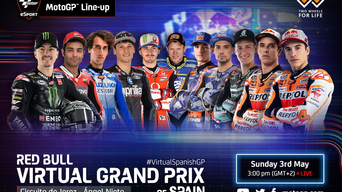 MotoGP's Virtual Grand Prix rider line-up announced