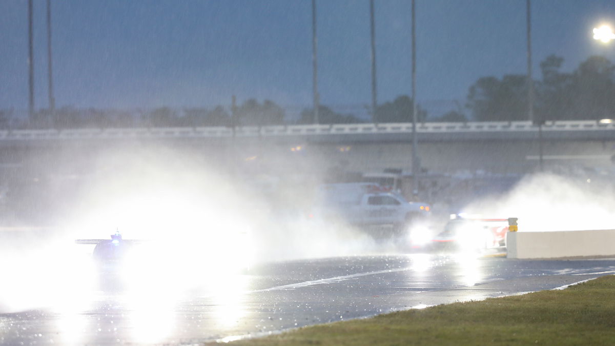 Taylor leads, rain persists entering final 3h of Rolex 24