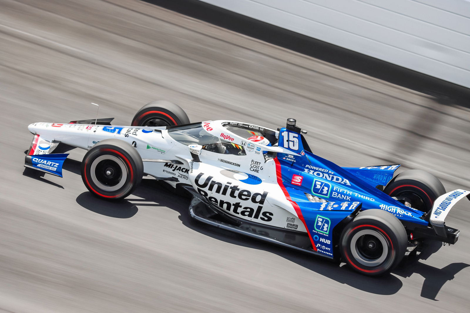 Ganassi Flexes Muscle in Monday's Indy 500 Practice