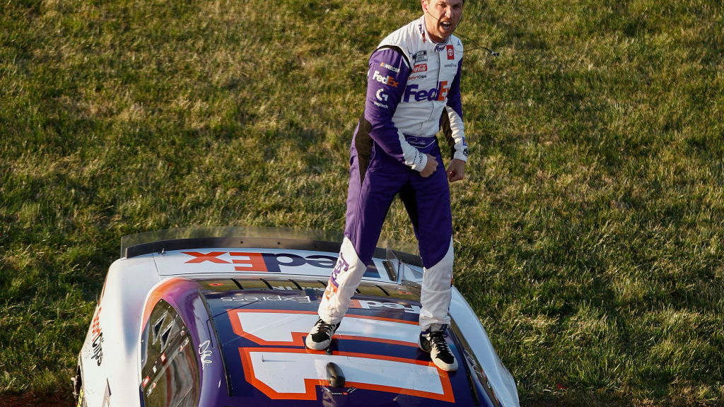 Denny Hamlin Steers Toyota, Gibbs Back on Track at Richmond