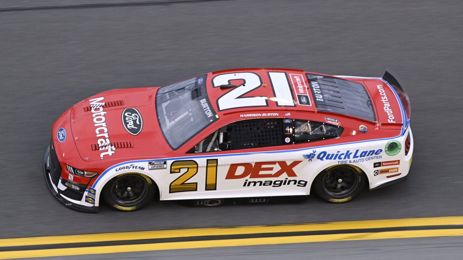 Harrison Burton Leads Daytona 500 Final Practice 