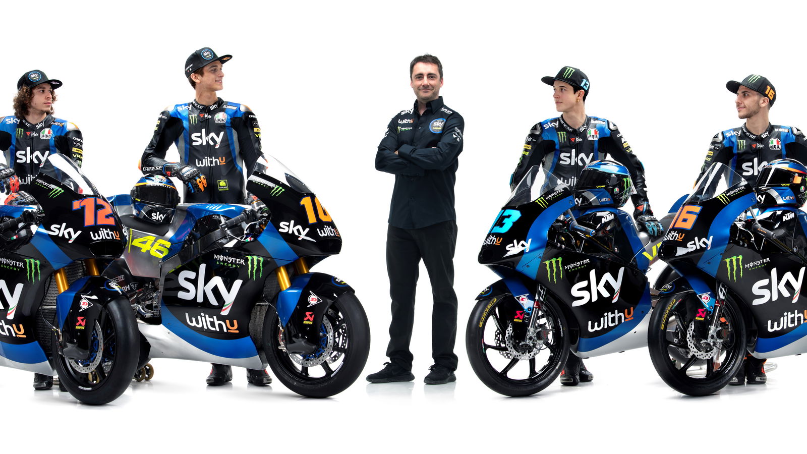 VR46 presents Moto2, Moto3 colours