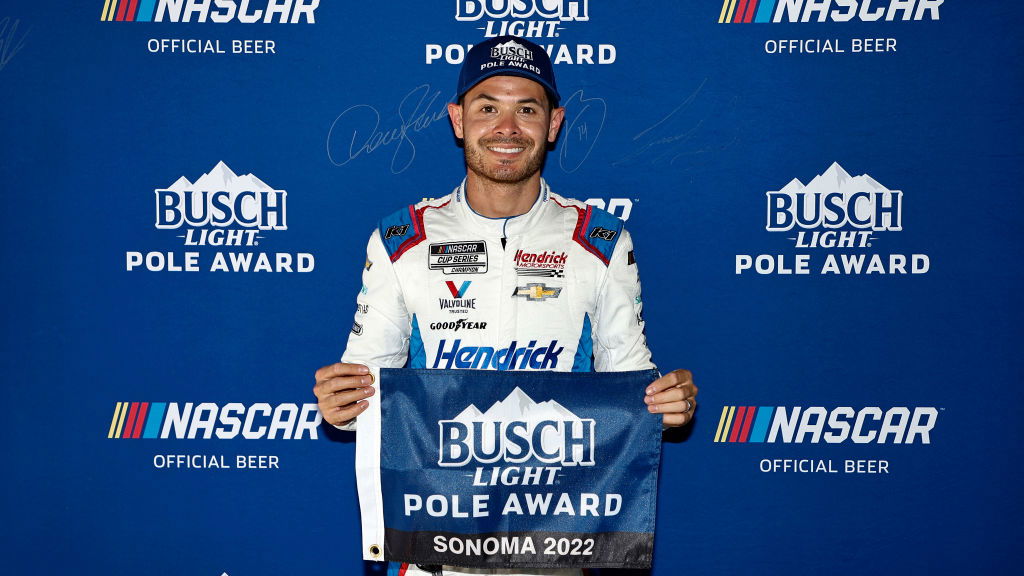 Larson, Elliott Sweep Front Row in Sonoma Qualifying