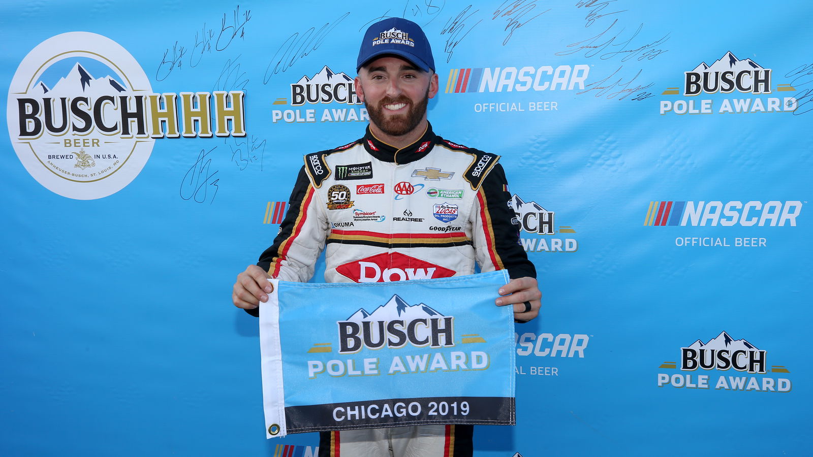 Austin Dillon beats Kevin Harvick for Chicagoland pole