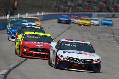 Denny Hamlin recovers to take Texas win