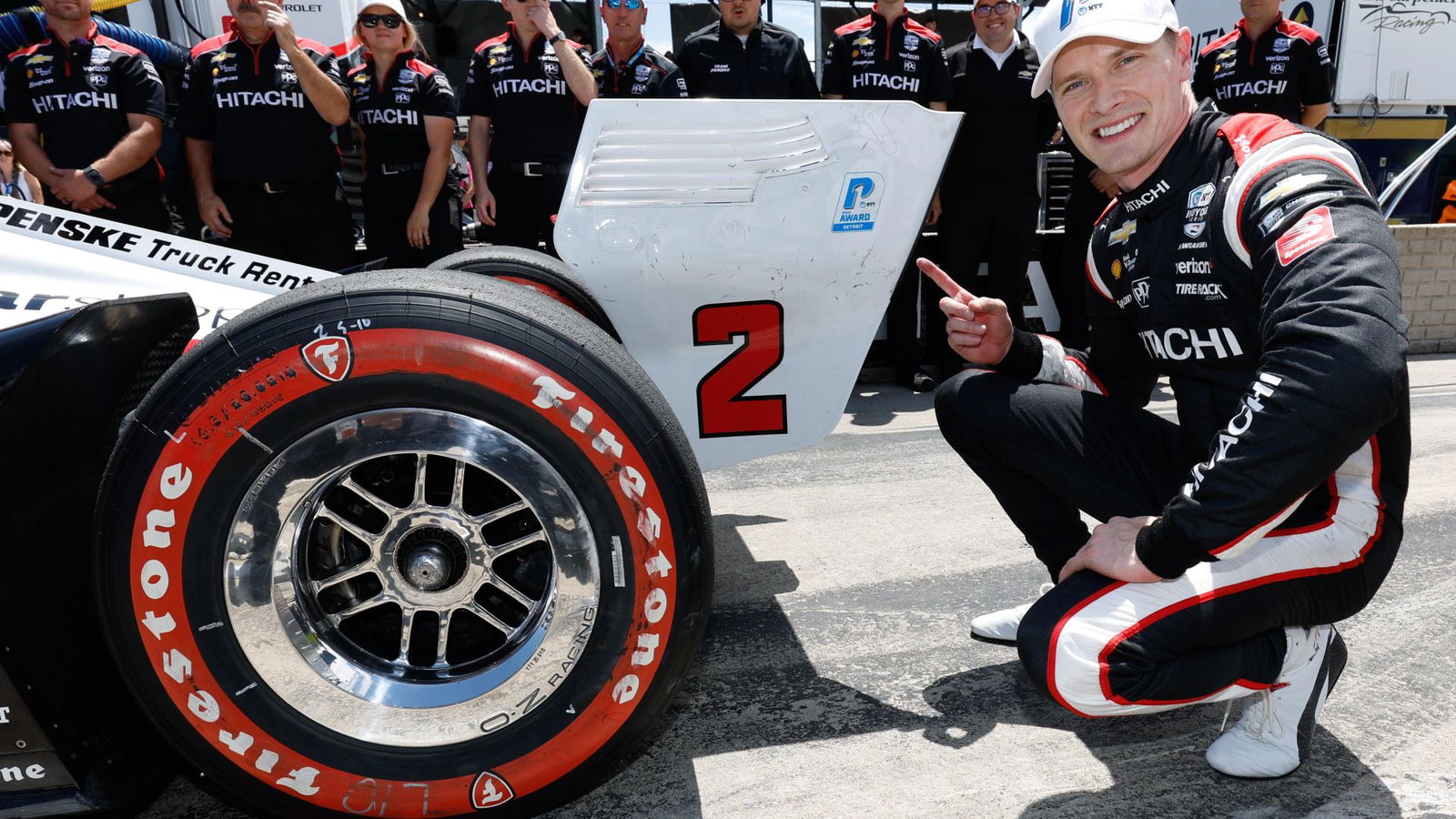 Newgarden Puts Chevrolet and Penske on Pole at Belle Isle