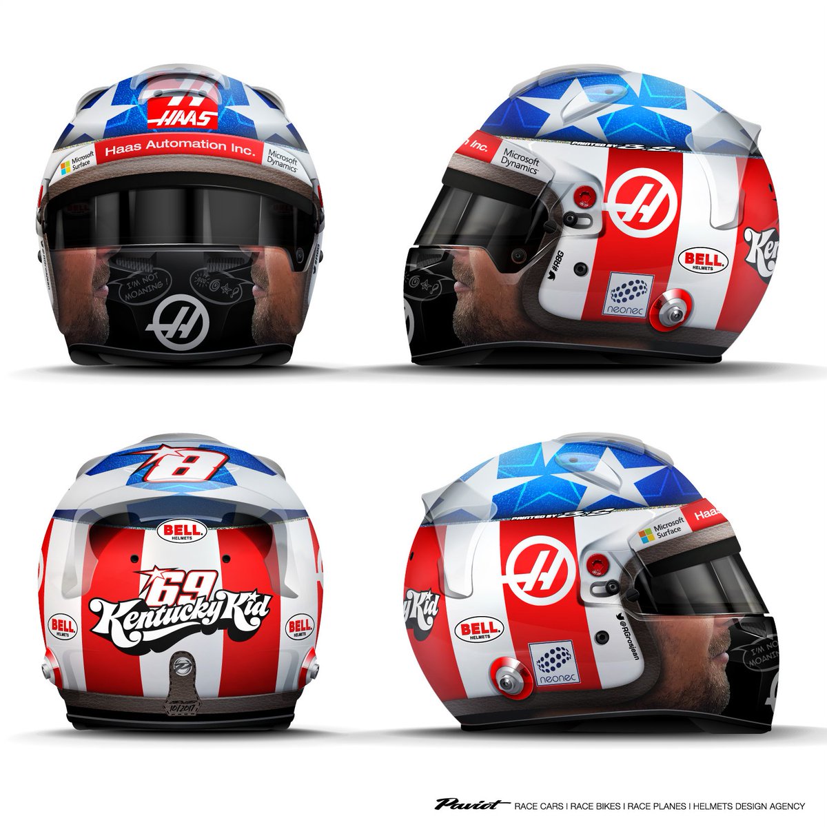 Romain Grosjean, Haas, Nicky Hayden