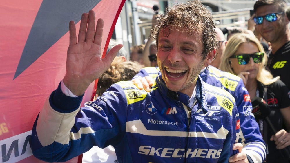 Valentino Rossi secures podium finish in #46 BMW at Zandvoort