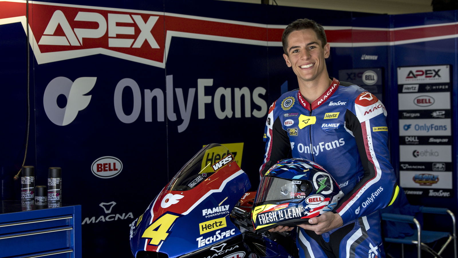 Tim Moto2 American Racing Berkolaborasi dengan OnlyFans