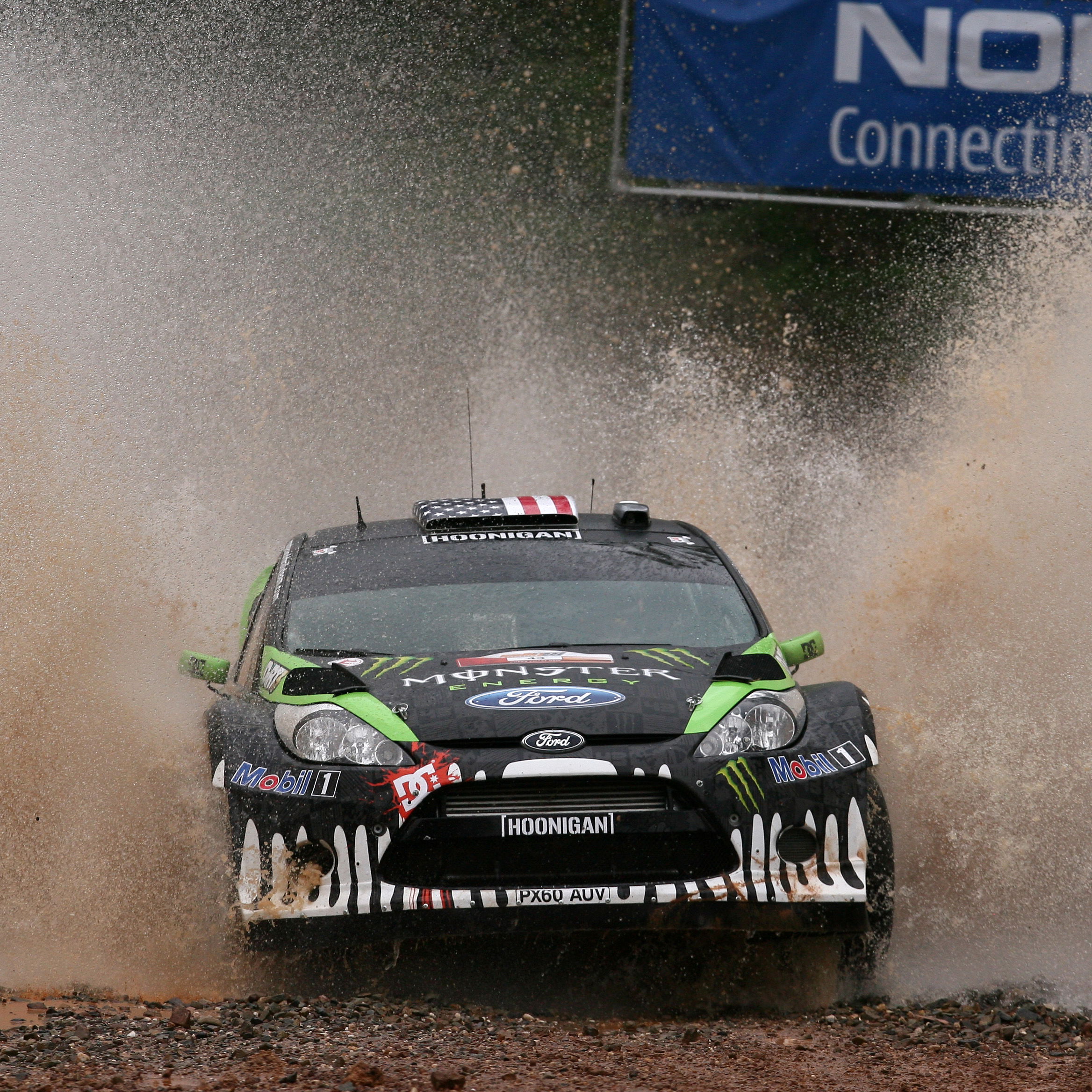 Ken Block (USA) Alex Gelsomino (USA), Ford Fiesta WRC, Monster World Rally Team