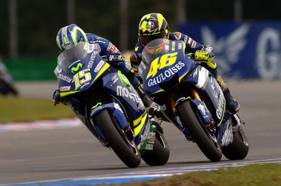 Rossi, Gibernau, Czech MotoGP Race 2005