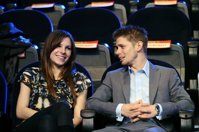 Adriana and Casey Stoner, MotoGP Award Ceremony, Valencia MotoGP 2011