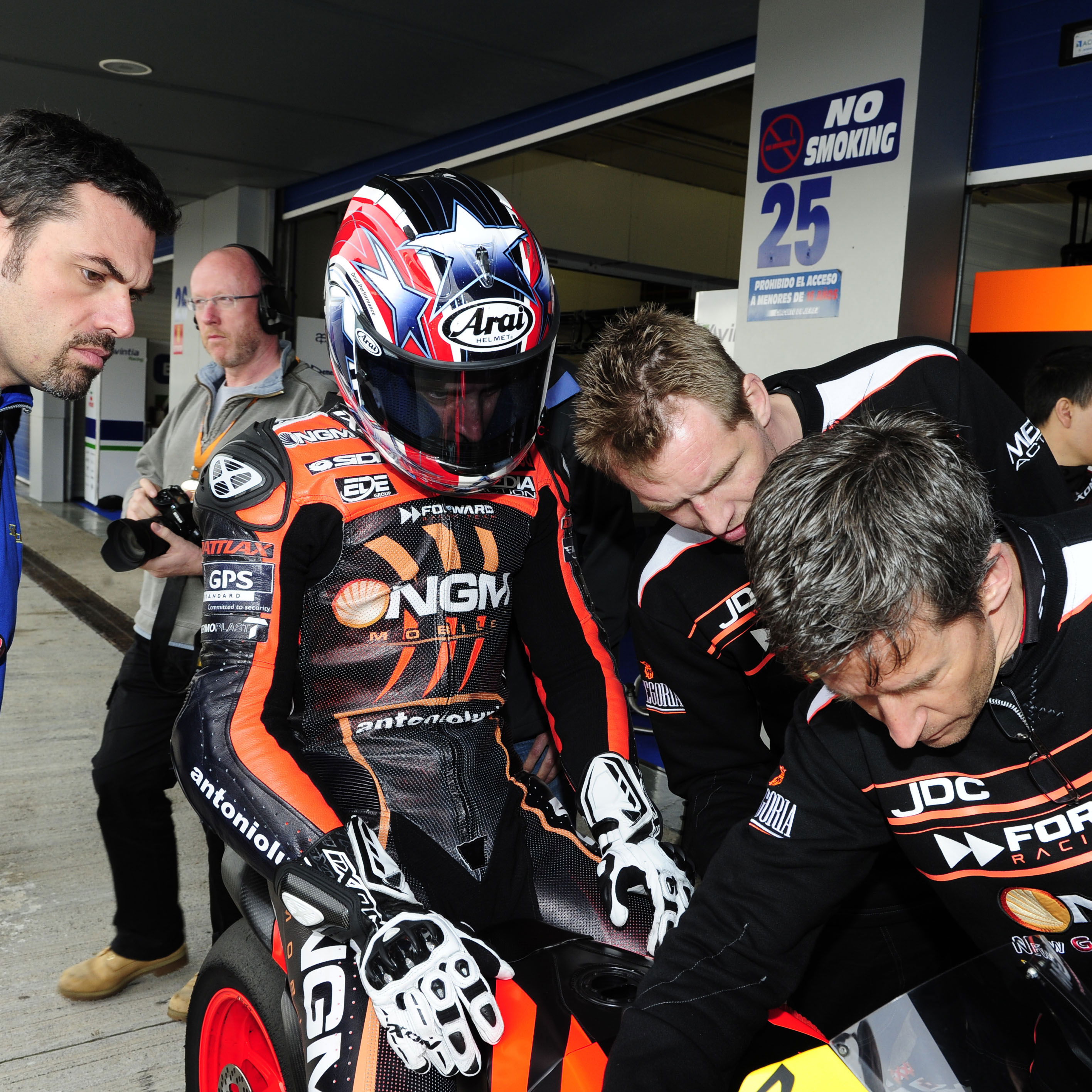 Edwards, Jerez MotoGP Test March 2012