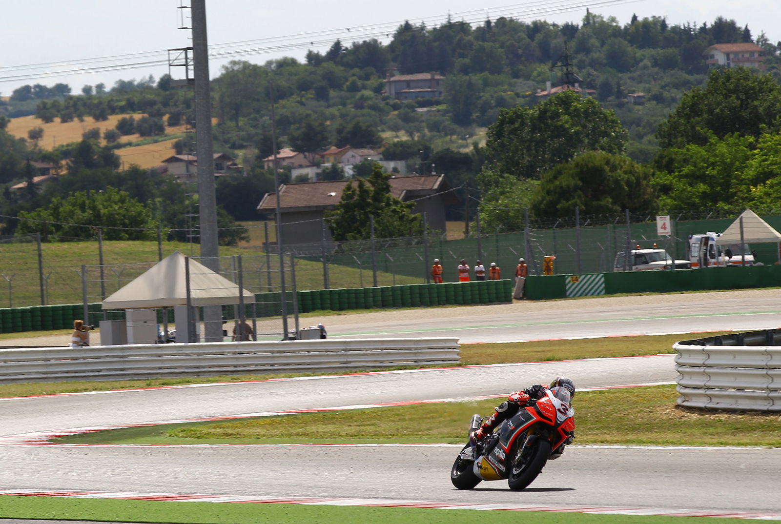 Biaggi, Race2, Misano WSBK 2012