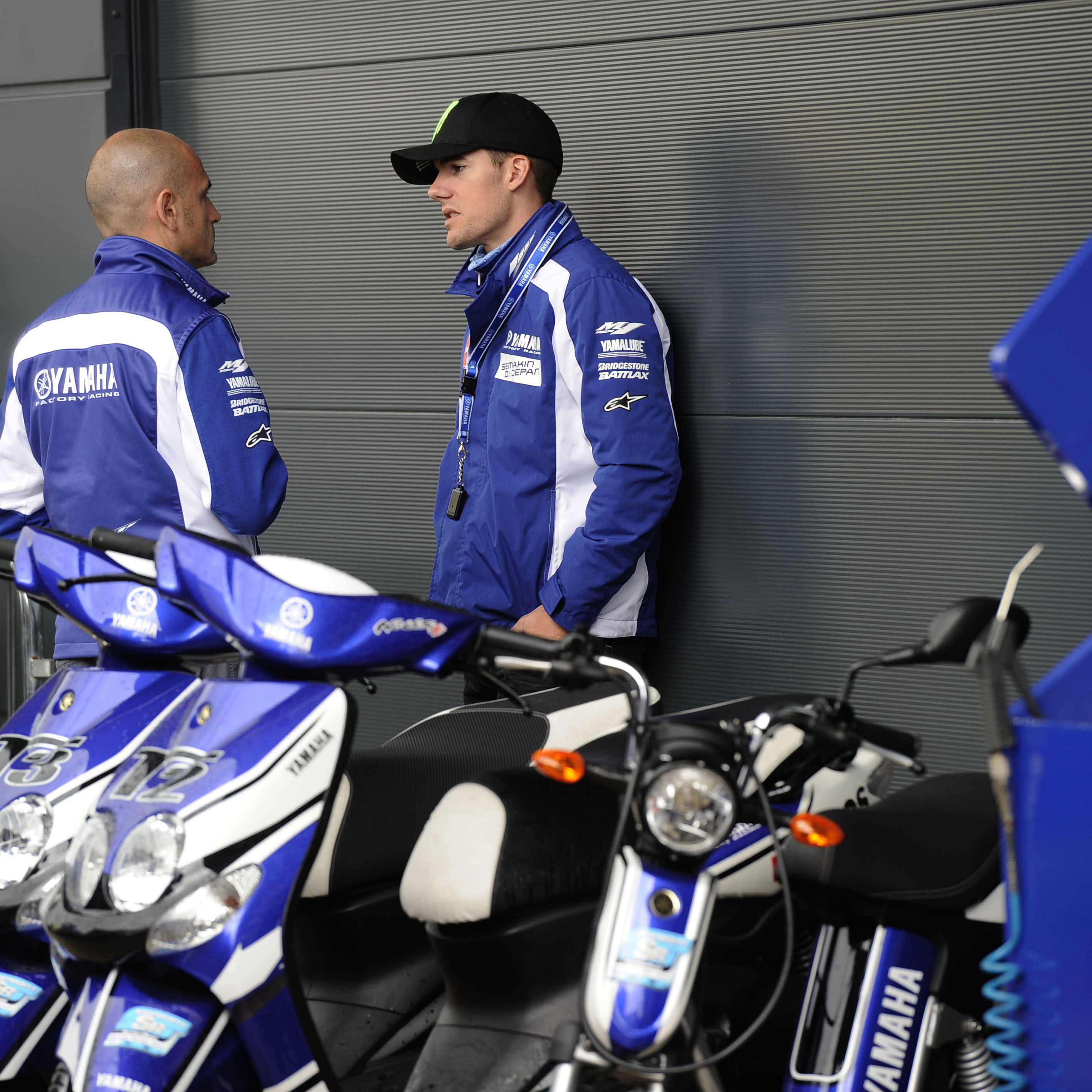 Spies, Meregalli, British MotoGP 2012