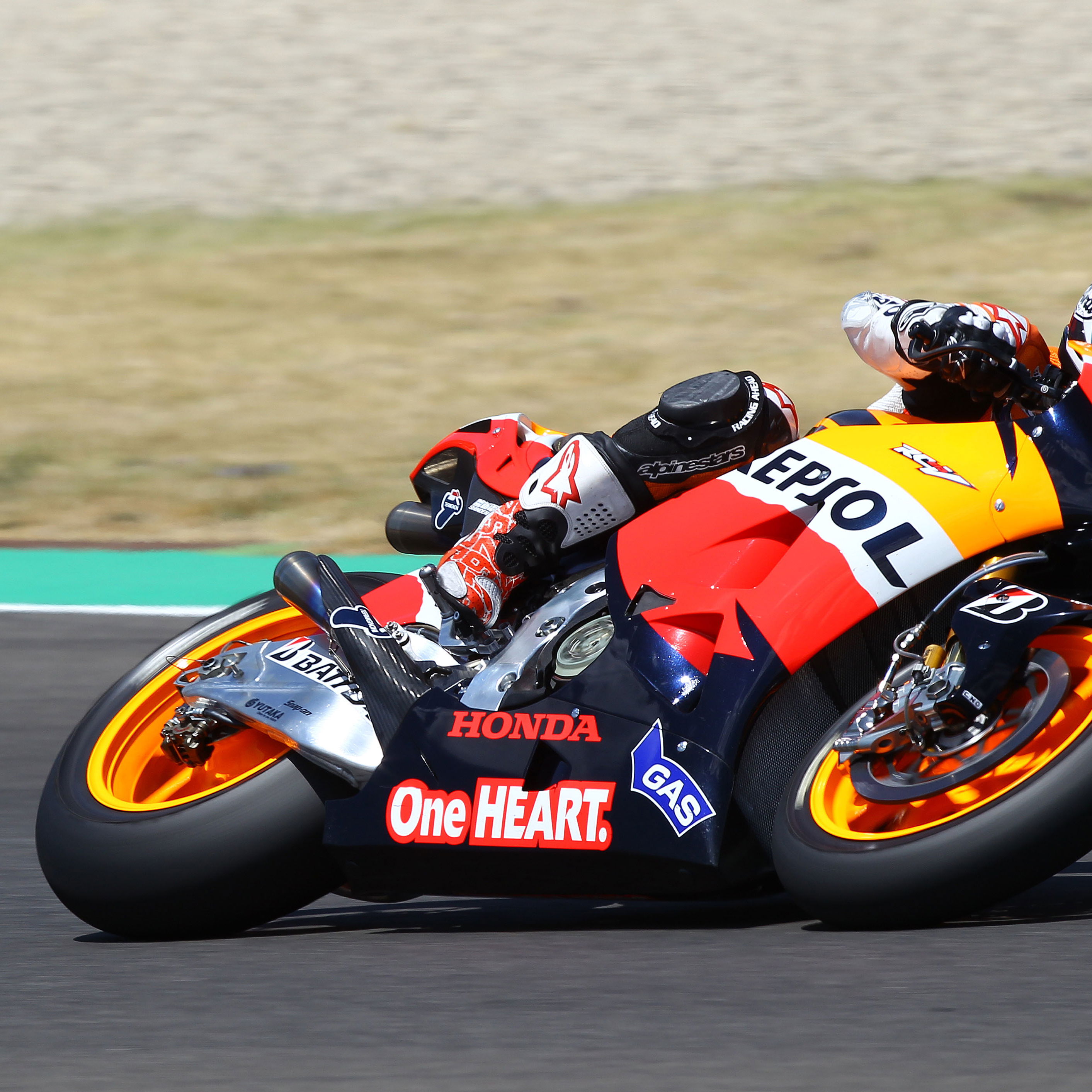 Pedrosa, Mugello MotoGP test, 16th July 2012